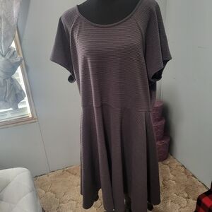 Maurices Dark Gray Textured Fabric